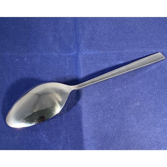 Customcraft Stainless 7 1/8" Place Oval Soup Spoon Fleur-de-Lis Pattern (CUS3) - Picture 6 of 9